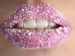 White Granules on Person Lips